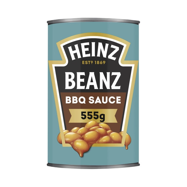 Heinz Baked Beans In BBQ  Sauce Beans 555g