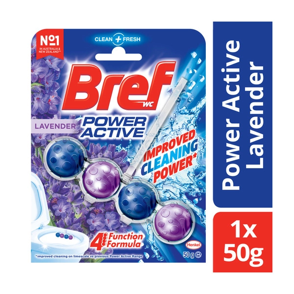 Bref Power Active Rim block Toilet Cleaner Lavender 50g