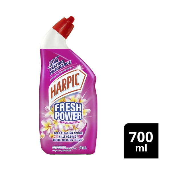 Harpic Fresh Power HARPIC FRESH POWER TROPICAL BLOSSOM TOILET CLEANER 700 ML 