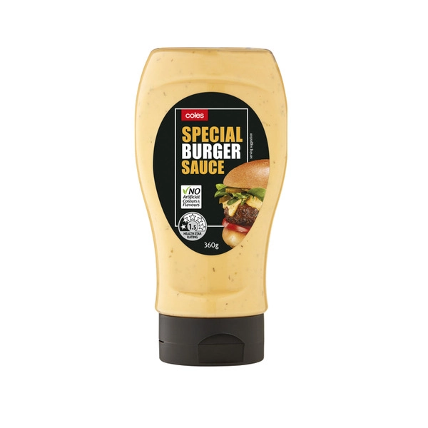 Coles Special Burger Sauce 360g