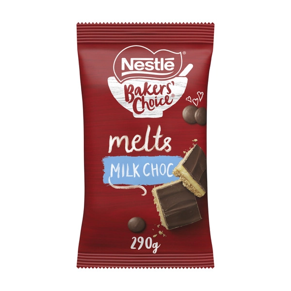 Nestle Bakers' Choice NESTLE BAKERS' CHOICE MILK CHOCOLATE MELTS 290G 