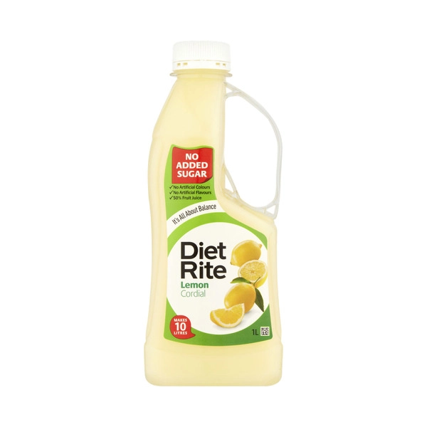 Diet Rite DIET RITE CORDIAL:LEMON:.:1 LITRE. 