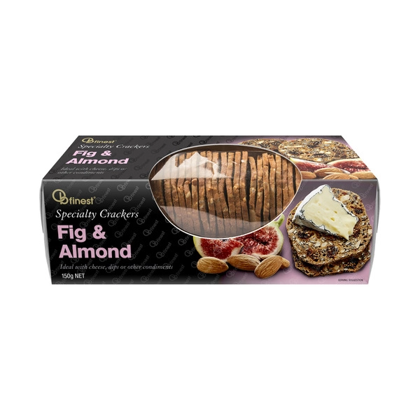 OB Finest Fig & Almond Crackers 150g