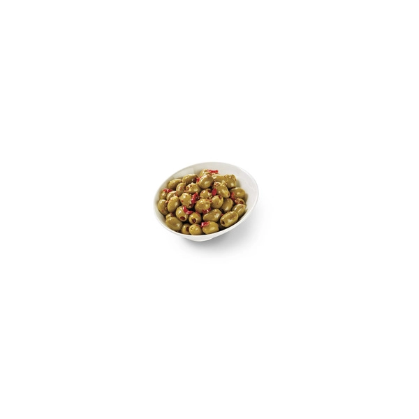 Coles Deli  Green Olives with Chilli Garlic approx. 100g