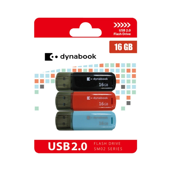 Dynabook USB 2.0 SM02 16GB 3 pack