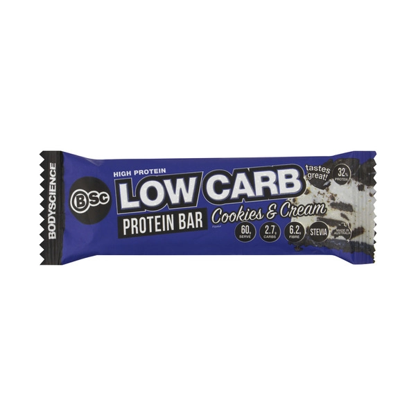 BSc Bodyscience High Protein Low Carb Bar Cookies & Cream 60g