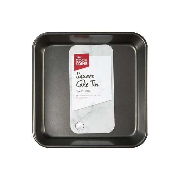 Cook & Dine Square Cake Tin 24cm 1 each