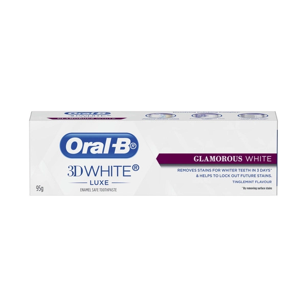 Oral B 3D White Luxe Glamorous White 95g