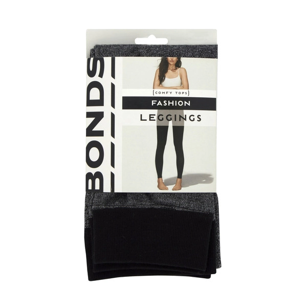 Bonds Salt N Pepper Legging Medium/Long 1 pack