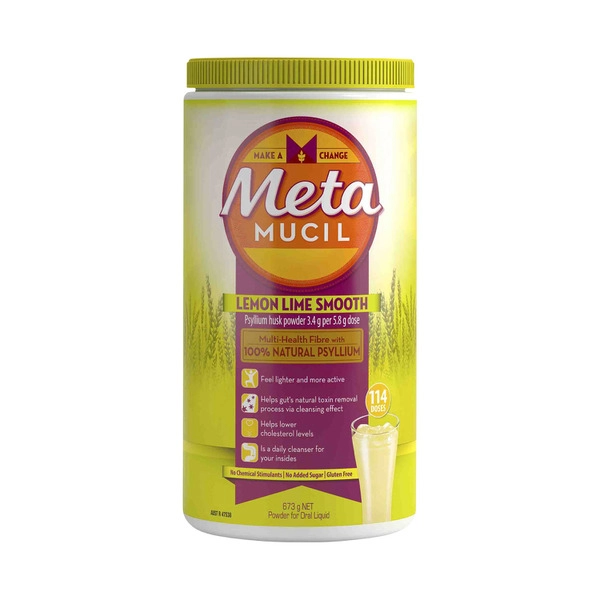 Metamucil 114 Dose Lemon Lime 673g