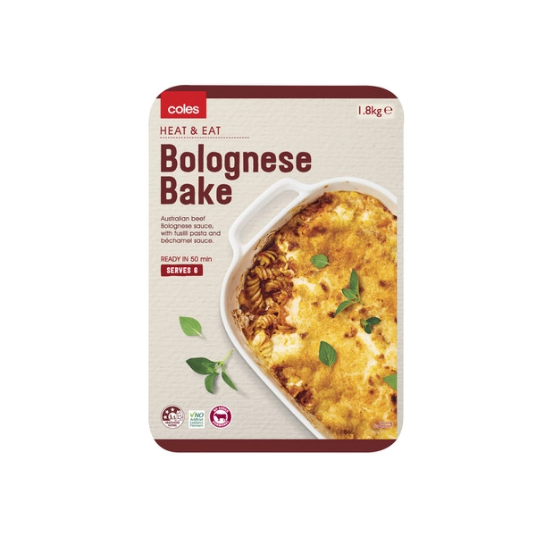 Coles Bolognese Bake 1.8kg