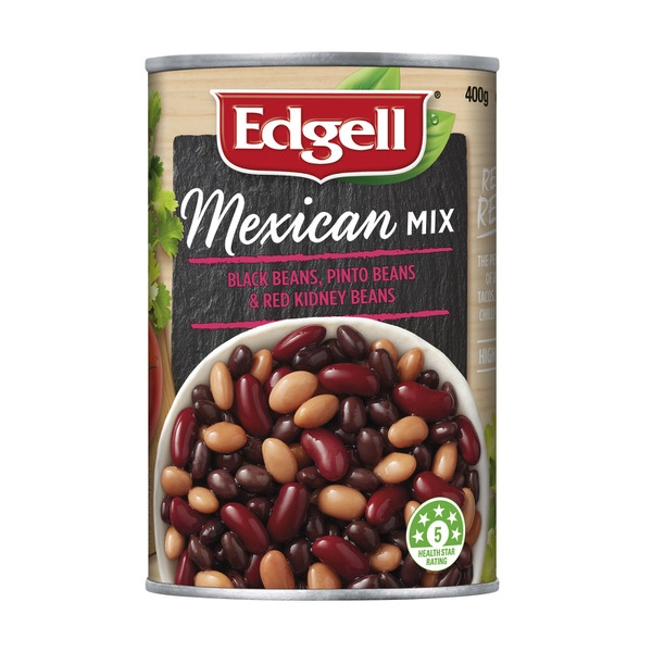 Edgell Mexican Mix With Black Beans Pinto Beans & Red Kidney Beans 400g