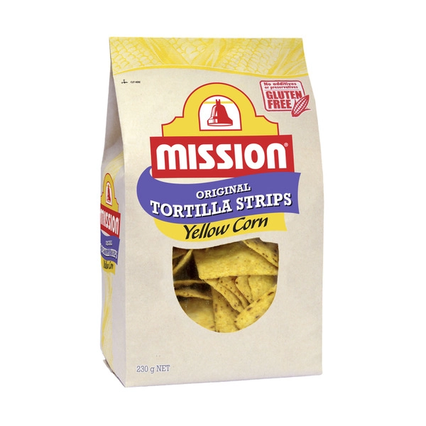 Mission Original Yellow Corn Tortilla Strips 230g