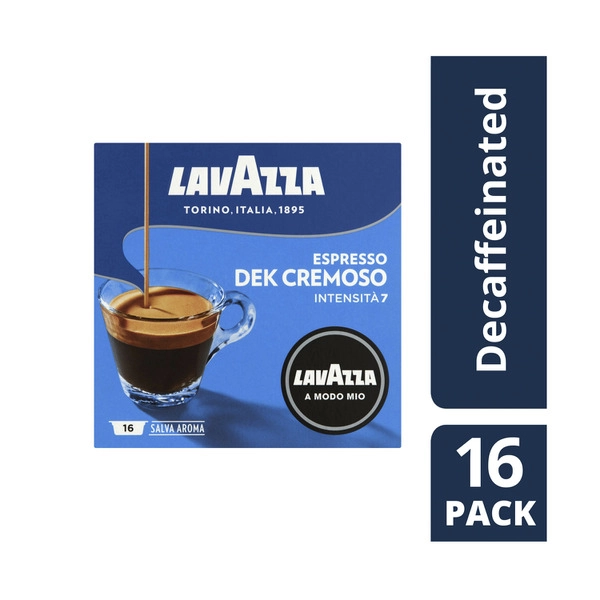 Lavazza Dek Decaffeinated A Modo Mio Coffee Pods 16 pack