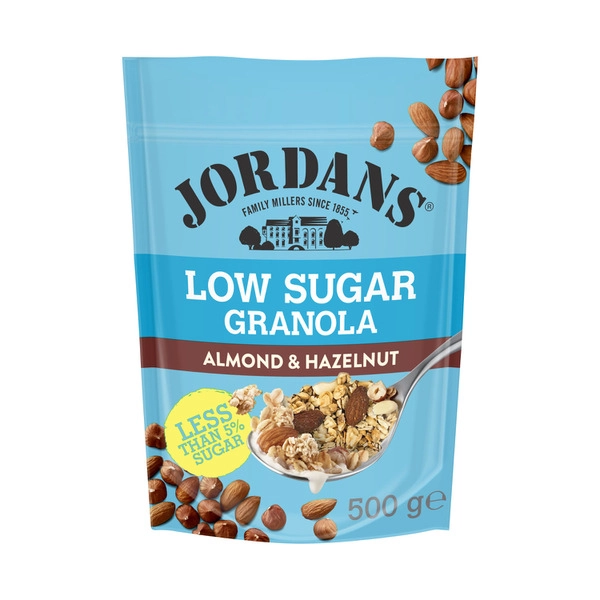 Jordans Low Sugar Granola Almond  And Hazelnut 500g