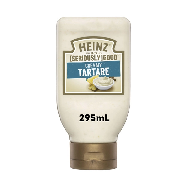 Heinz Seriously Good Creamy Tartare Sauce For Seafood 295mL