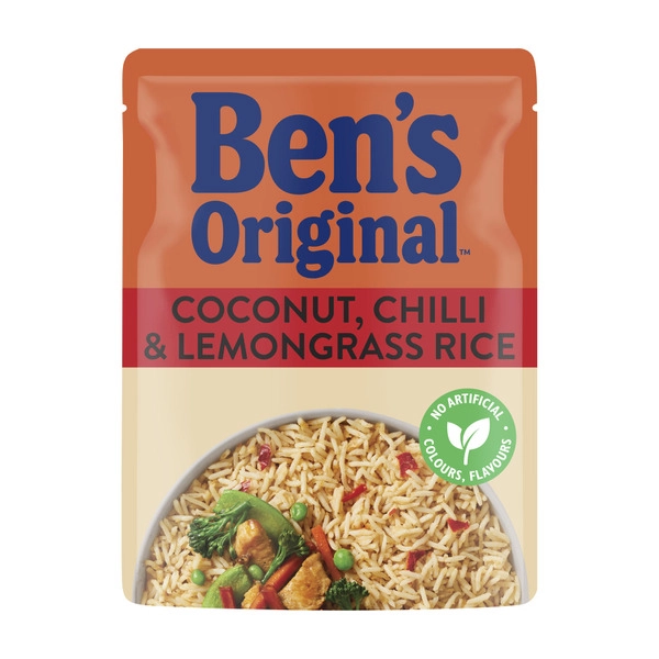 Ben's Original Coconut Chilli & Lemongrass Rice Pouch 250g