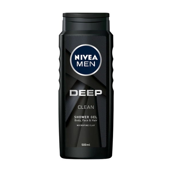 Nivea Men Deep Clean Shower Gel 500mL