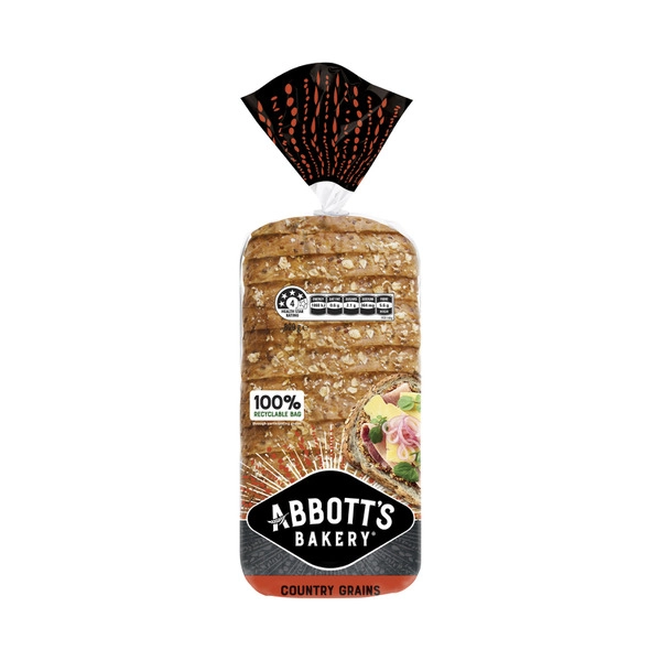 Abbott's Bakery Country Grains Bread 800g