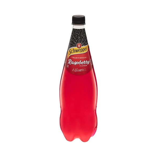 Schweppes Traditional Raspberry Soft Drink Bottle 1.1L