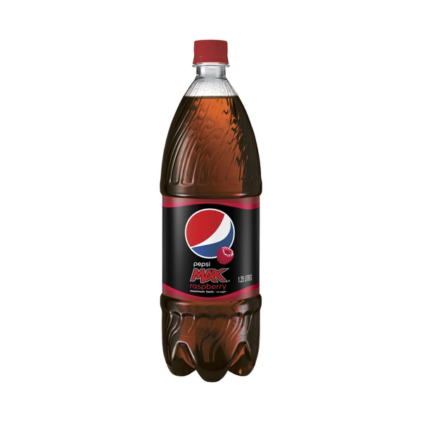 Pepsi Soft Drink Max Soda Raspberry 1.25L