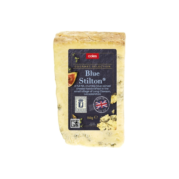 Coles British Blue Stilton 150g