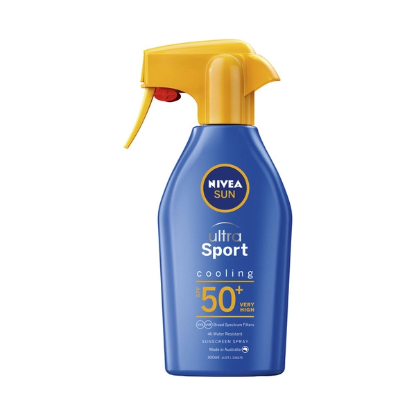 Nivea Sun SPF 50+ Sunscreen Spray Ultra Sport 300mL