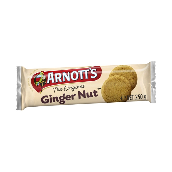 Arnott's Gingernut Plain Biscuits 250g