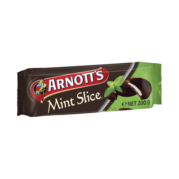 Arnott's Mint Slice Chocolate Biscuits 200g