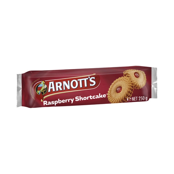 Arnott's Raspberry Shortcake Biscuits 250g