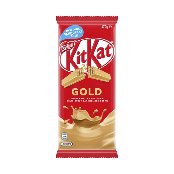 KitKat Gold Caramelised White Chocolate Block 160g