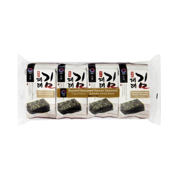 OBAP Roasted Seasoned Seaweed 8 Pack 40g