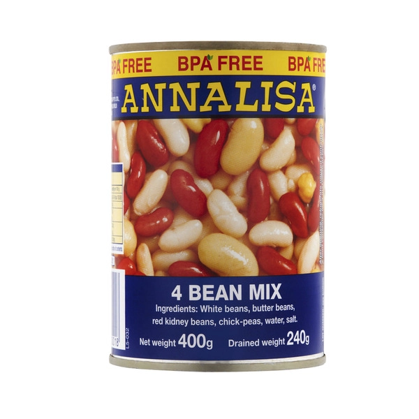 Annalisa 4 Bean Mix 400g