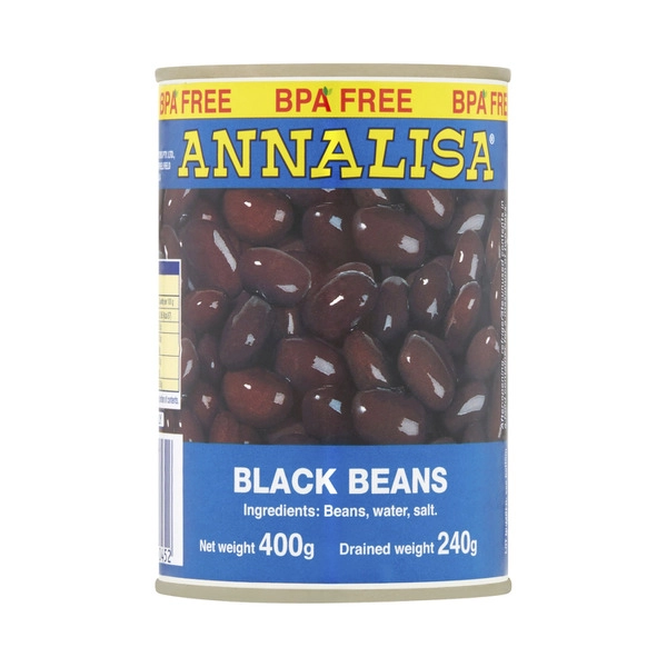 Annalisa Black Beans 400g