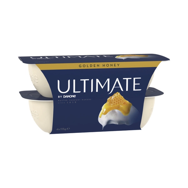 Danone The Ultimate Golden Honey Yoghurt 4x115g 4 Pack