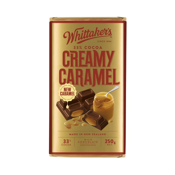 Whittaker's Block Chocolate Milk Creamy Caramel 250g