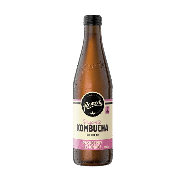 Remedy Kombucha Raspberry Lemonade Drink 330mL