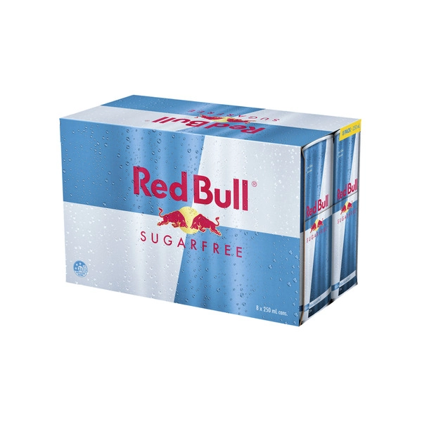 Red Bull Sugar Free Energy Drink 8x250mL 8 pack