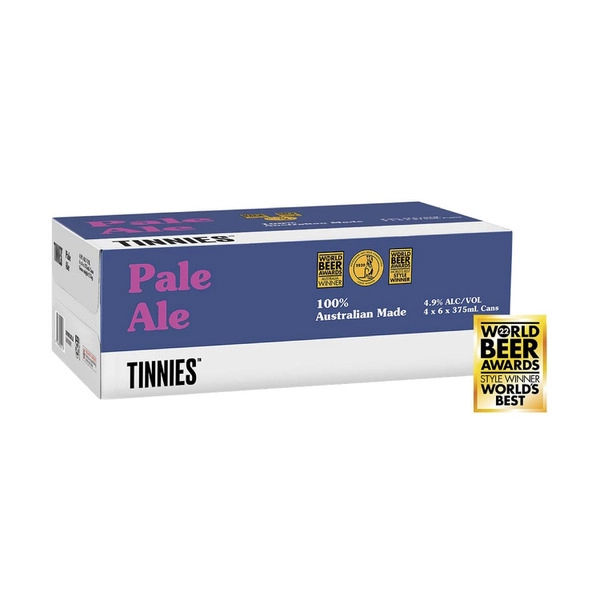 Tinnies Pale Ale Can 375mL 24 Pack