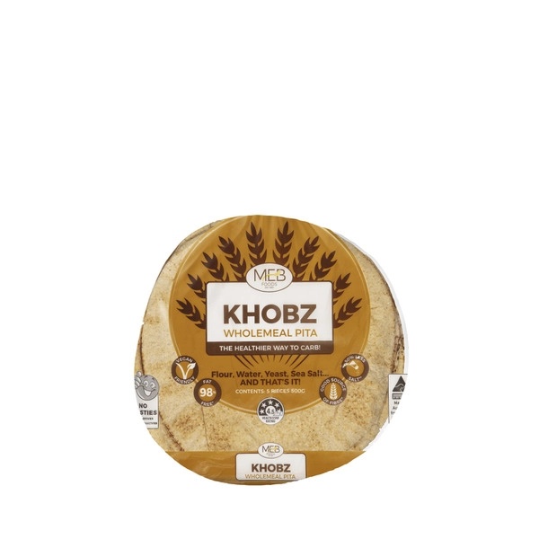 MEB Khobz Wholemeal Pita 500g