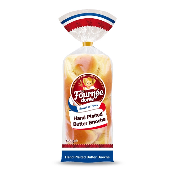 La Fournee Doree Hand Braided Butter Brioche 400g