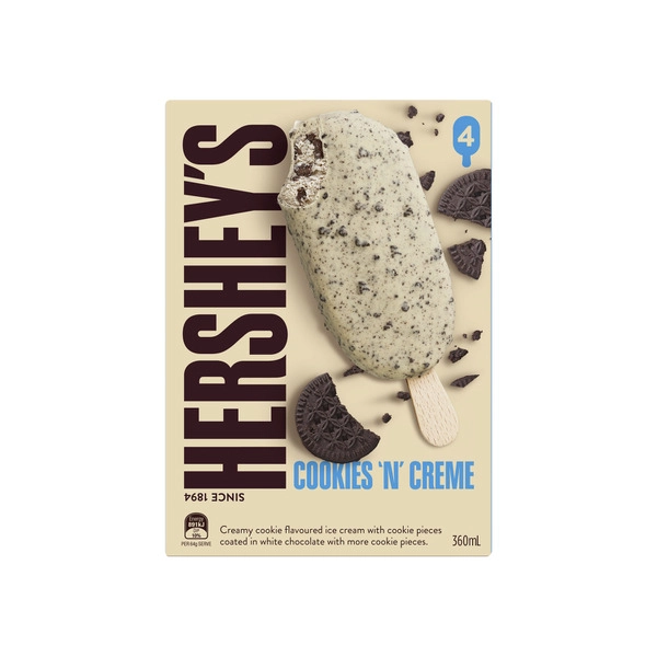 Hershey's Cookies & Creme Sticks 4Pack 360mL