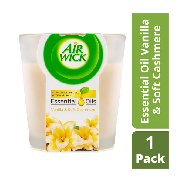 Air Wick Essential Oils Vanilla Bean Candle 1 pack