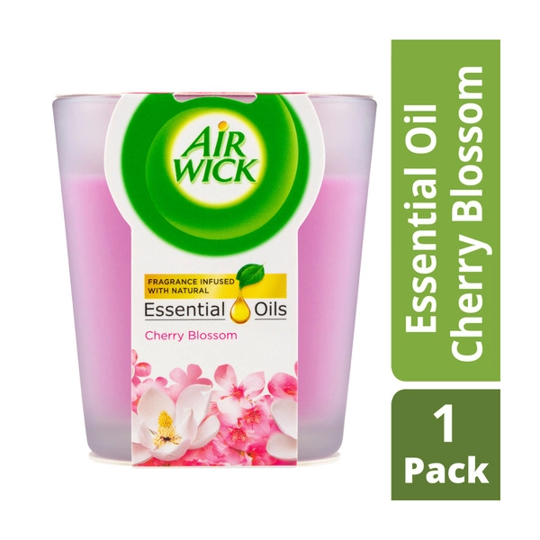 Air Wick Essential Oils Cherry Blossom Candle 1 pack