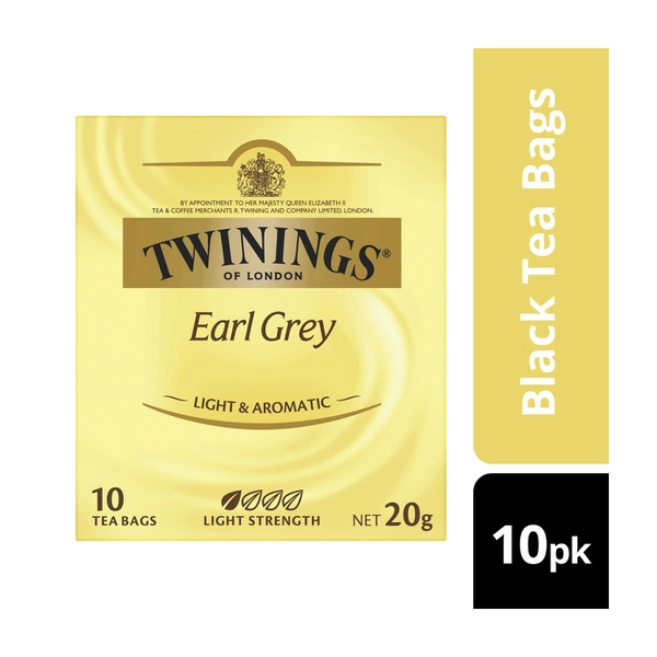 Twinings Earl Grey Tea Bags 10 pack 20g