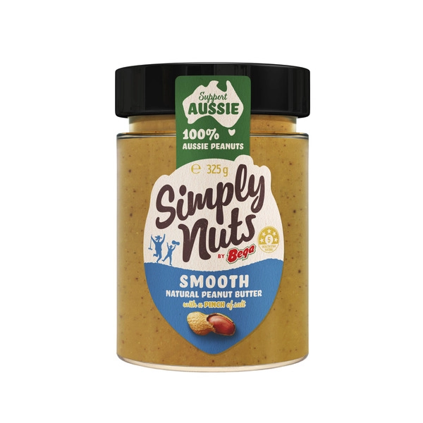 Bega Simply Nuts Smooth Peanut Butter 325g