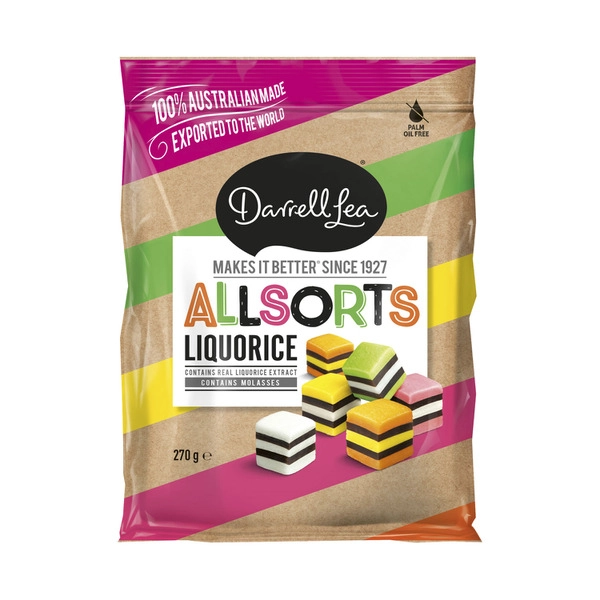 Darrell Lea Allsorts Liquorice 270g