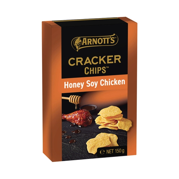 Arnotts Chips ARNOTS CRACKER CHIPS:HONEY SOY CHICKEN:.:150 GRAM 