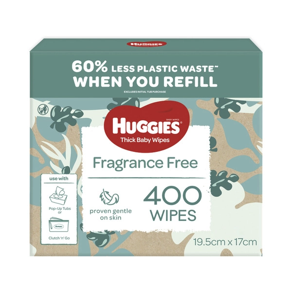 Huggies Thick Baby Wipes Fragrance Free  1 pack