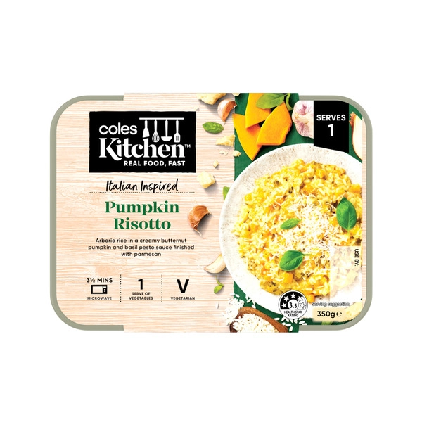 Coles Kitchen Pumpkin Risotto 350g